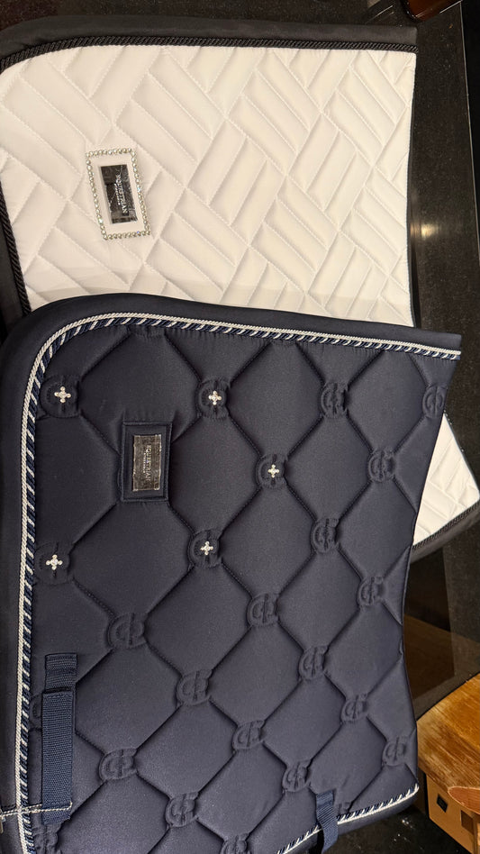 Bling Jump Saddle Pad - Midnight Blue