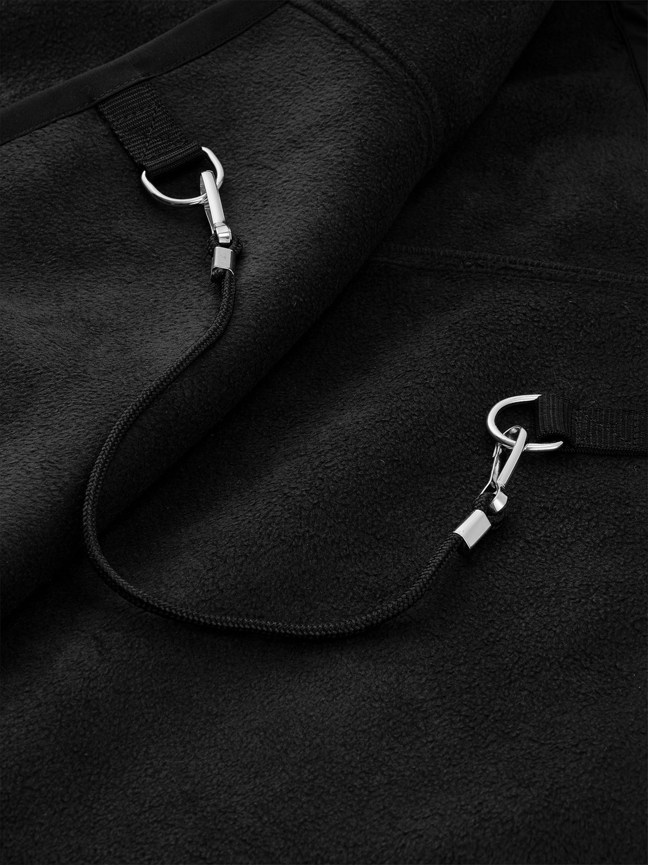 Fleece Quarter Blanket - Black