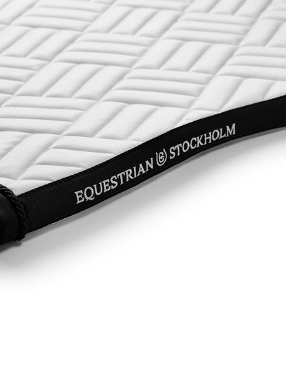 Modern White/Black- Jump Saddle Pad