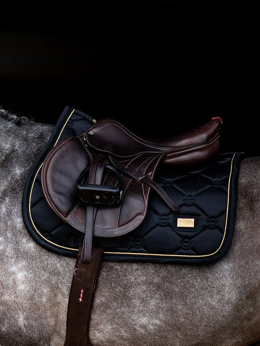 Jump Saddle Pad - Black Gold