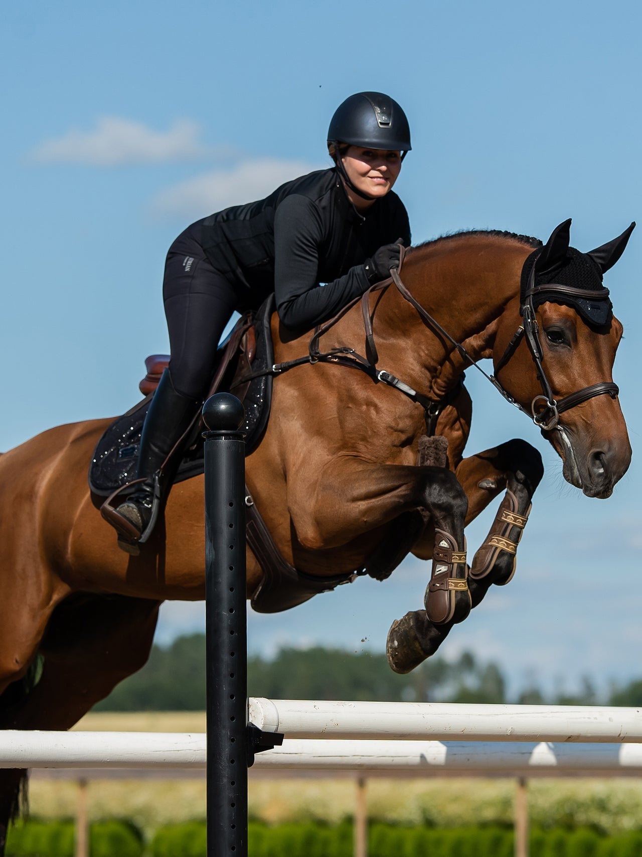 Jump Saddle Pad - Black Glimmer