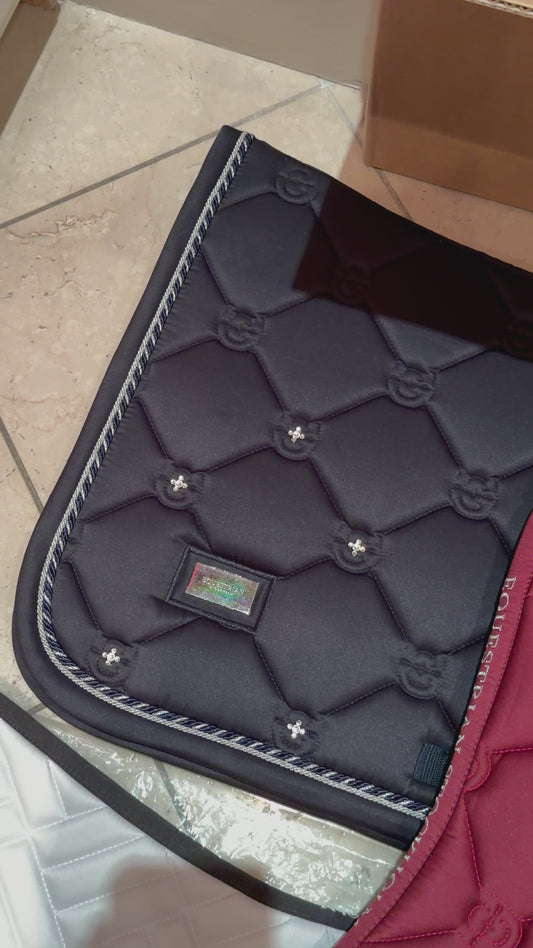 Bling Jump Saddle Pad - Midnight Blue